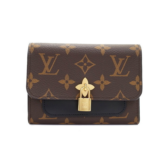 Louis Vuitton Flower Monogram Portefeuille Tri Wallet - Picture 1 of 5